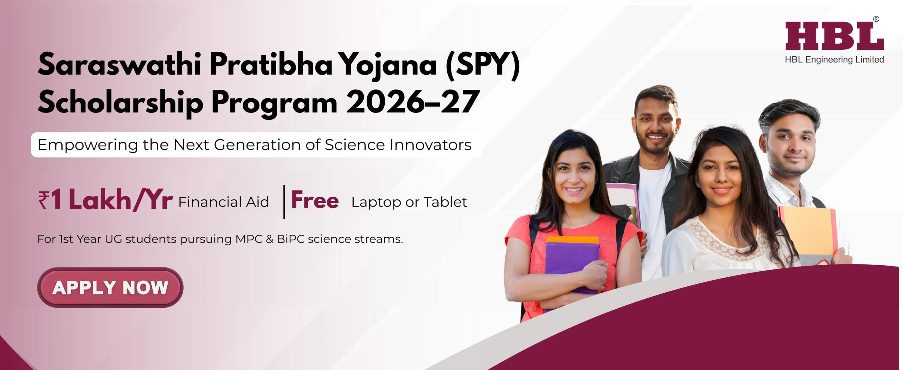 Saraswathi Pratibha Yojana Scholarship Program 2026–27